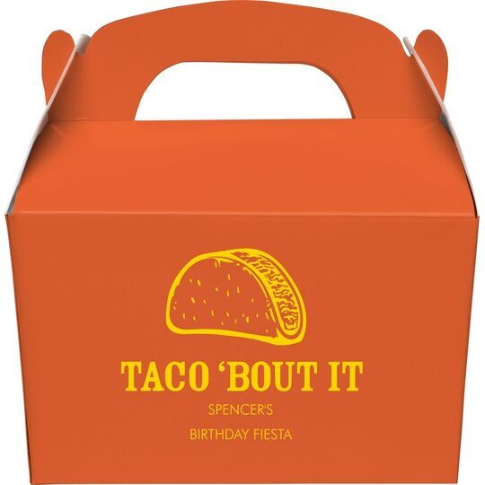 Taco Bout It Gable Favor Boxes